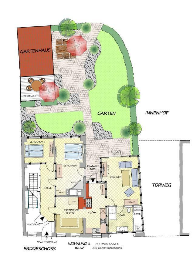 Gaestehaus Altstadtzauber Λούνεμπουργκ Εξωτερικό φωτογραφία